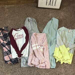 Kids Colorful Long Sleeve Tops Set